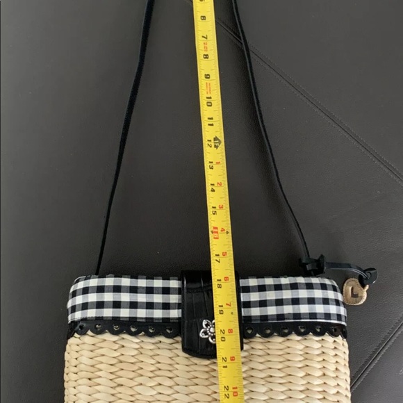 COPY - Brighton Wicker Straw Woven Handbag Box style Shoulder bag Rectangular C… - Picture 10 of 10